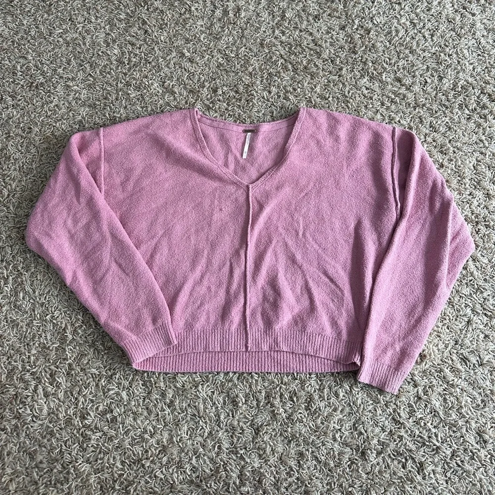 FREE PEOPLE Take Me Places Pullover In Pink